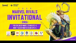 Marvel Rivals Invitational 2025 EMEA Day 4 UTC1） [upl. by Isabea396]