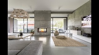 Exposed concrete interior design 2019  Industrial Designs [upl. by Raddy594]