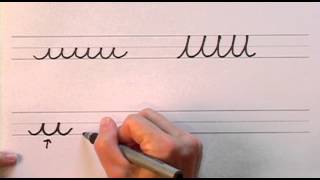 How To Write in Cursive  Lesson 1  A complete Course  FREE Worksheets [upl. by Mcgrody901]