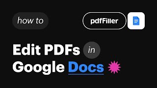 Turn Google Docs Documents into fillable PDFs [upl. by Hump]