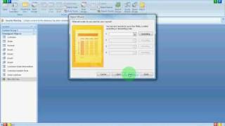 Microsoft Access 2007 How to create a report [upl. by Omiseno138]