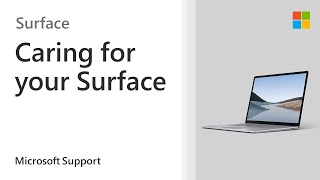 How to clean and care for your Surface  Microsoft [upl. by Bannon]