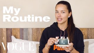 Adriana Limas Routine for a LongHaul Flight  On the Go  Vogue [upl. by Rox]