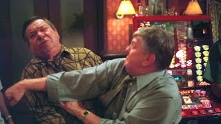 EastEnders  Charlie Slater Punches Harry Slater 4th October 2001 [upl. by Galatea629]