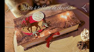 Boîte pour offrir une tablette de chocolat [upl. by Ardine]