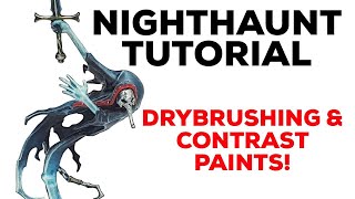 How to Paint Classic NighthauntEthereal models FAST with Citadel contrast paints amp drybrushing [upl. by Marcin]