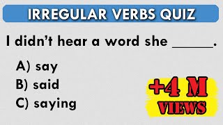 Irregular Verbs Practice Exercises [upl. by Inimak515]