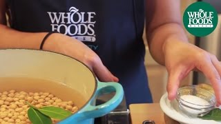 Easy Cooking How to Cook Chickpeas  Quick amp Simple  Whole Foods Market [upl. by Amliw609]