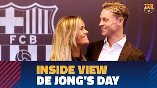 BEHIND THE SCENES Frenkie de Jongs presentation from the inside [upl. by Haletky]