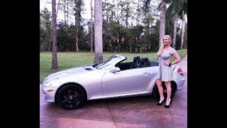 2006 MercedesBenz SLK350 Review wMaryAnn For Sale by AutoHaus of Naples [upl. by Ahsoyem958]