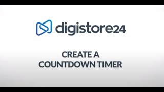 Create a Countdown Timer│Digistore24 HowTos [upl. by Ocirne595]