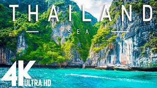 FLYING OVER THAILAND 4K UHD  Relaxing Music Along With Beautiful Nature Videos4K Video Ultra HD [upl. by Ardnasak893]