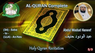 Holy Quran Complete  Abdul Wadud Haneef 33 عبد الودود حنيف [upl. by Aekim]