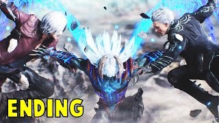 Devil May Cry 5  ENDING  Secret Ending Nero VS Dante amp Vergil [upl. by Hazen]