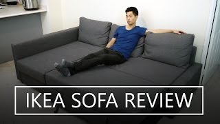 IKEA FRIHETEN Sofa Bed Review [upl. by Nnylesor]