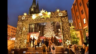 Der Weihnachtsmarkt am Kölner Dom [upl. by Lewellen]