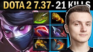 Templar Assassin Gameplay Miracle with 1000 GPM and 21 Kills  Dota 2 737 [upl. by Sergo]