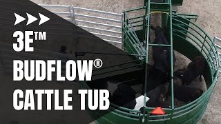 3E BudFlow® Cattle Tub  Cattle Equipment  Showcase [upl. by Tarrant]