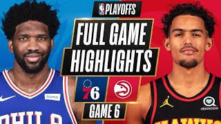 1 76ERS at 5 HAWKS  FULL GAME HIGHLIGHTS  June 18 2021 [upl. by Mcquade]