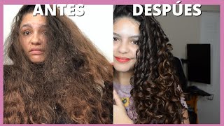 MASCARILLA HIDRATANTE PARA CABELLO CON FRIZZ [upl. by Ardnassac481]