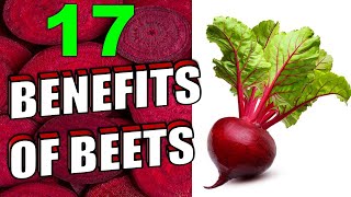 17 Powerful Health Benefits of Beets  BEETROOT CURES FOR THE BODY [upl. by Nitsruk274]