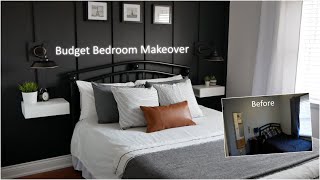 DIY Bedroom Makeover 250 Budget [upl. by Ole]