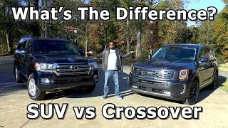 SUV vs Crossover  Whats The Difference [upl. by Nuncia]