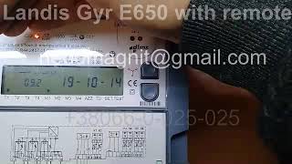 Landis Gyr E650 with remote control [upl. by Yulma]