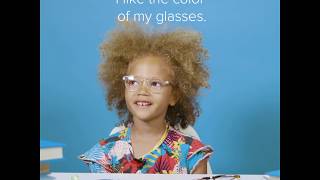 Warby Parker  Kids who wear glasses talking about glasses [upl. by Radferd388]