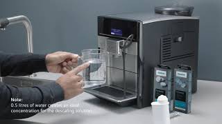 How to Clean and Descale Your Siemens EQ 6 Coffee Machine [upl. by Eintruoc]