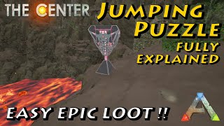 ARK The Center • Jumping Puzzle • Tutorial • How to [upl. by Ayihsa]