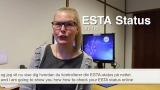 How to check you ESTA status online [upl. by Llednek934]