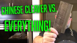 Knife KnowledgeKnife basics Chinese Cleaver vs Everything Every Knife [upl. by Dnalel699]