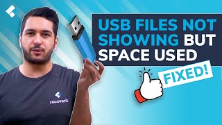 How to Fix USB Files Not Showing But Space Used Issue 5 Solutions [upl. by Orella]