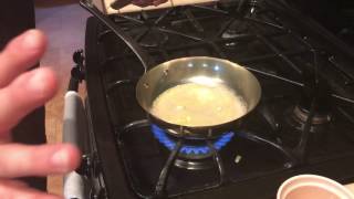 How to make an easy white wine lemon butter sauce in two minutes [upl. by Adnovay]