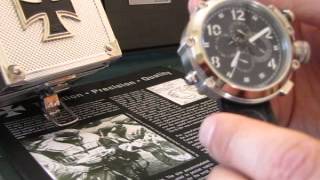 b uhr 52 mm U Boat watch review [upl. by Yekram]