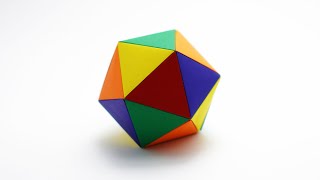 ORIGAMI ICOSAHEDRON Jo Nakashima  Deltahedron [upl. by Dilaw426]