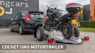 Cochet Uno motortrailer verlaagbaar bij Aanhangcars [upl. by Anitnahs]