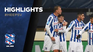 Highlights  sc Heerenveen  PSV  Eredivisie 20202021 [upl. by Haroppiz]