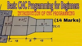 Basic CNC Programming  CNC Programming for beginners  CNC Programming [upl. by Shelly]