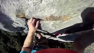 Rock Climbing Falls Fails and Whippers Compilation Part 4 [upl. by Adrea51]