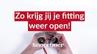 Hoe krijg ik mijn fitting open  Snoerboer [upl. by Horten]