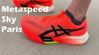 ASICS Metaspeed Sky Paris First Impressions Review amp Comparisons [upl. by Ediva777]