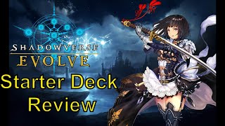 Shadowverse Evolve  Swordcraft Starter Deck Review [upl. by Kenji]