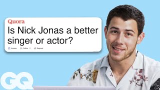 Nick Jonas Replies to Fans on the Internet  Actually Me  GQ [upl. by Segalman]