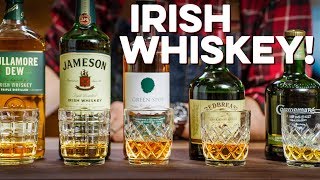 Tasting amp Ranking 5 Irish Whiskeys  How to Drink [upl. by Atik]