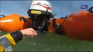 Portsmouth RNLI volunteers practice capsize [upl. by Ettenwahs57]