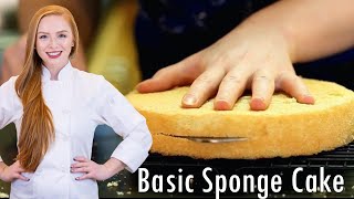 HowTo Make Perfect Sponge Cake  Как Приготовить Бисквит [upl. by Eilssel]