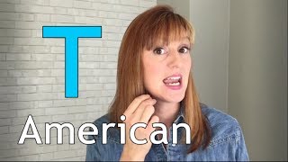 American Accent Training  American T  Flap T [upl. by Nadnarb313]