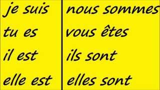 ♫ Être Conjugation Song ♫ French Conjugation ♫ Learn French ♫ [upl. by Nomi]